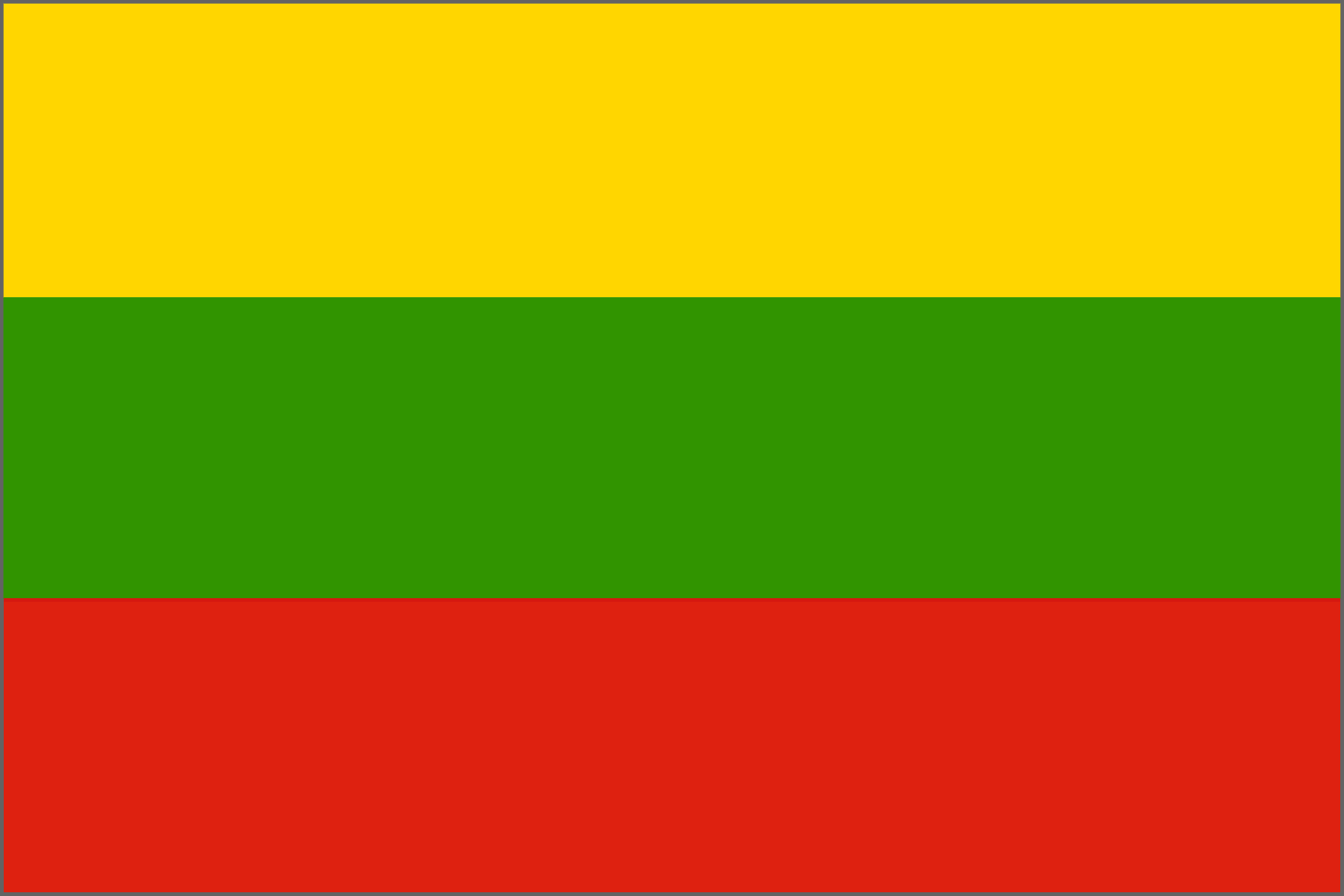 Флаг Литвы / Флаг Литовской Республики / Визы в Литву / Визы в Литовскую Республику / www.visatoday.ru / 